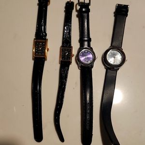 Vintage black women's watches